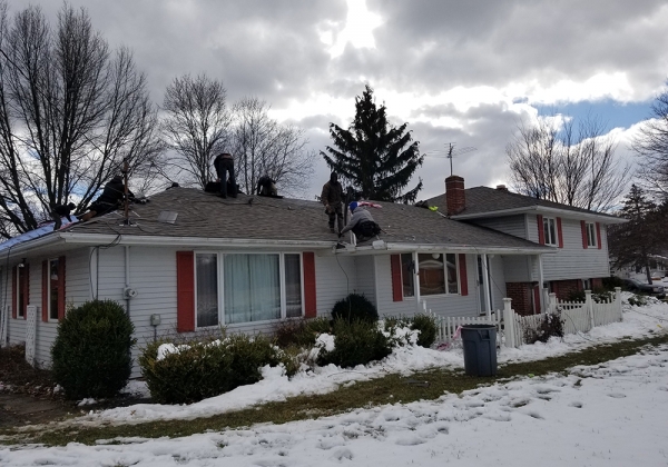 roofing project in valley city